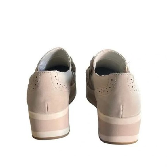 Dolce Vita Jhenee perforated slip on sneakers with chain. Dune Suede. - Picture 5 of 5